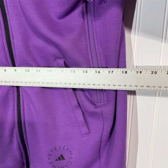 Adidas Stella McCartney True Strength Purple 3-in-1 Full Zip Hoodie Jacket S NWT - Picture 6 of 11